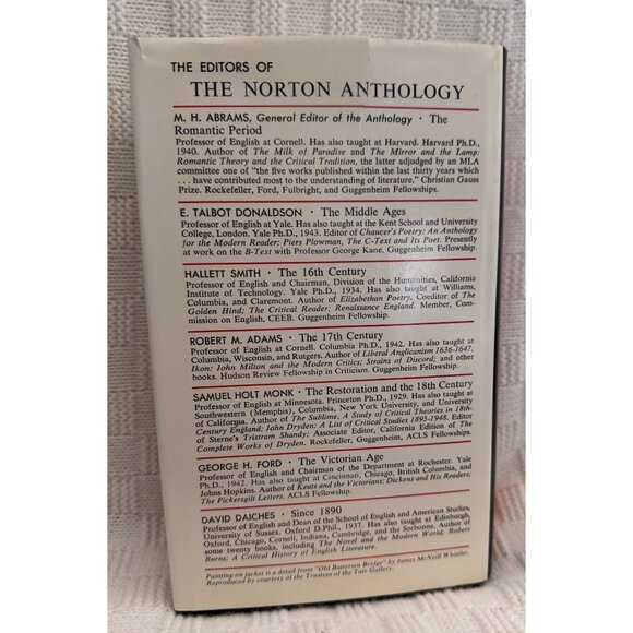 The Norton Anthology Of English Literature Volume 2 Hardcover First Edition 1962 - Picture 7 of 9